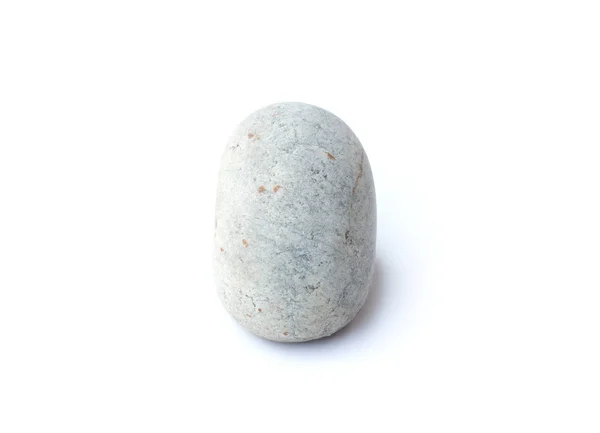 Kamyczki kamień, Stos kamieni odizolowanych na białym tle, morze — Zdjęcie stockowe