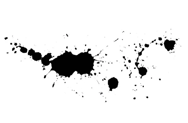 Abstrakte schwarze Aquarellfarbe spritzt Hintergrund. Schwarzes Wasserbecken — Stockfoto