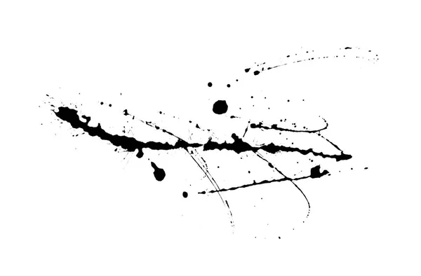 Абстрактні чорні акварельні фарби сплескають фон. чорна водяна — стокове фото