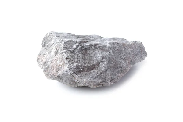 Rock isolated on white background. gray stone isolated — Stock Photo, Image