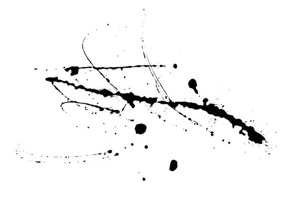 Abstracto negro acuarela pintura salpicadura fondo. agua negra — Foto de Stock