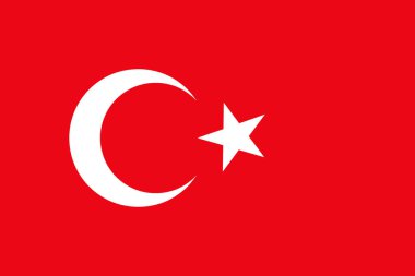 Grafik için Türkiye bayrağı.