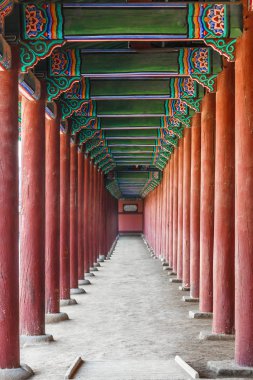 Gyeongbokgung Sarayı mimari içinde.