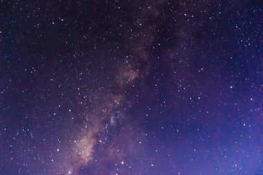 Milkyway gökyüzü üzerinde.