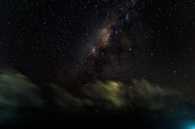 Milkyway gökyüzü üzerinde.