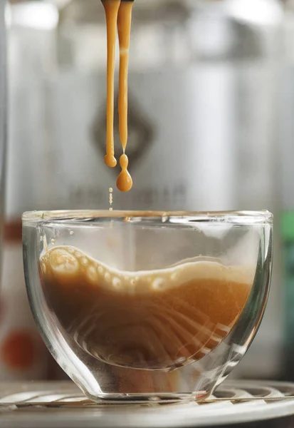 Espresso aus nächster Nähe — Stockfoto