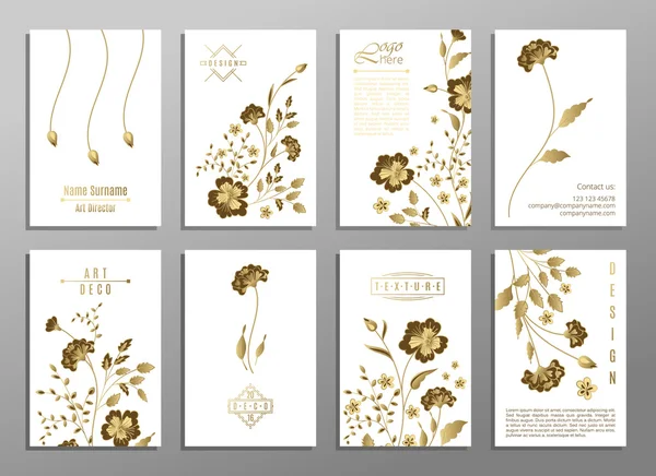 Set van bloem bruiloft ornament concept. Kunst traditioneel, tijdschrift, boek, poster, abstract, element. Vector lay-out decoratieve etnische wenskaart of uitnodiging ontwerp achtergrond — Stockvector