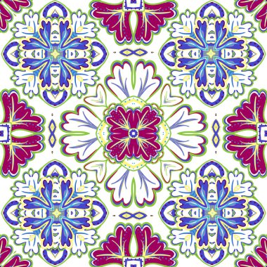 güzel sorunsuz süs döşeme arka planı vektör çizim.