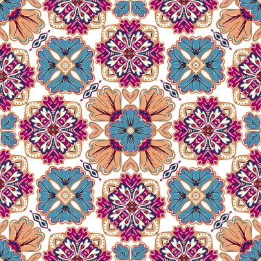 Dikişsiz vintage desen.