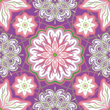 kesintisiz antika arka plan - vektör Victoria kiremit