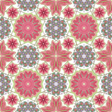 kesintisiz antika arka plan - vektör Victoria kiremit