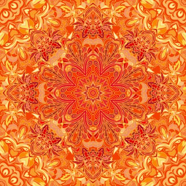 Dikişsiz Türk renkli desen. Sonsuz desen kullanılan Seramik karo, duvar kağıdı, linolyum, web sayfası arka planı için.