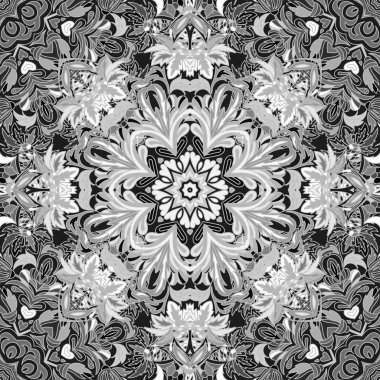 Dikişsiz Türk renkli desen. Sonsuz desen kullanılan Seramik karo, duvar kağıdı, linolyum, web sayfası arka planı için.