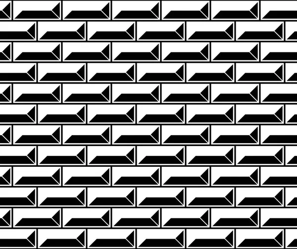 様式化されたレンガの壁のシームレスなパターン ベクトル. — ストックベクタ