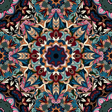 Barok tarzında duvar kağıdı. Sorunsuz vektör arka plan.