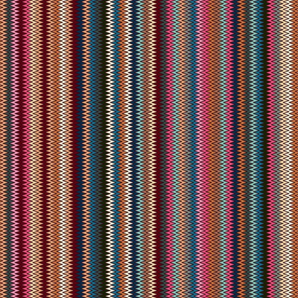 Sömlös vågiga ränder mönster med ränder i pastellfärger. Vector upprepande textur. — Stock vektor