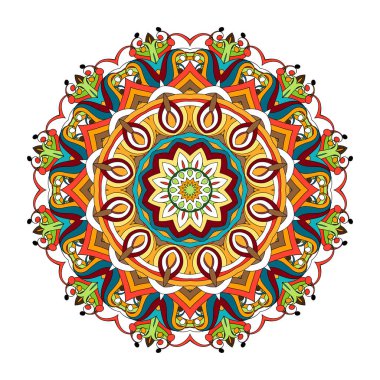 Mandala, Doğu tarzı. Vektör illistration.