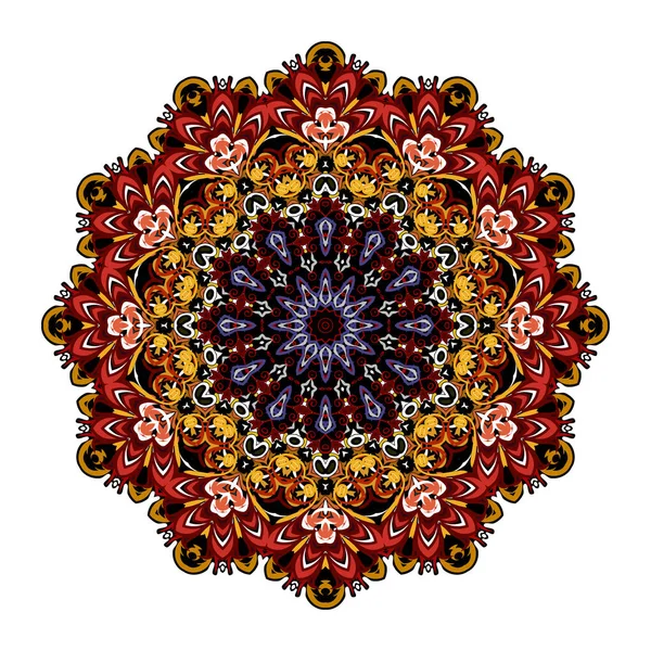 Mandala, estilo oriental. Ilistração vetorial . — Vetor de Stock