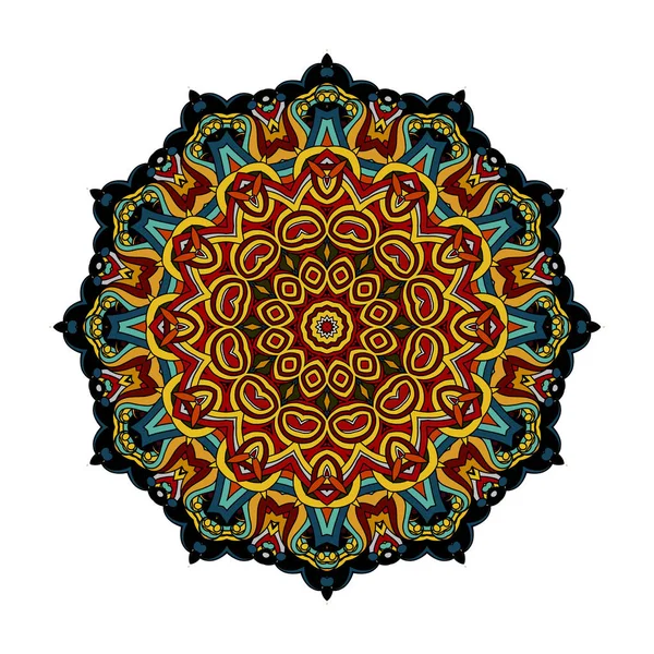 Mandala, keleti stílusú. Vektoros illistration. — Stock Vector
