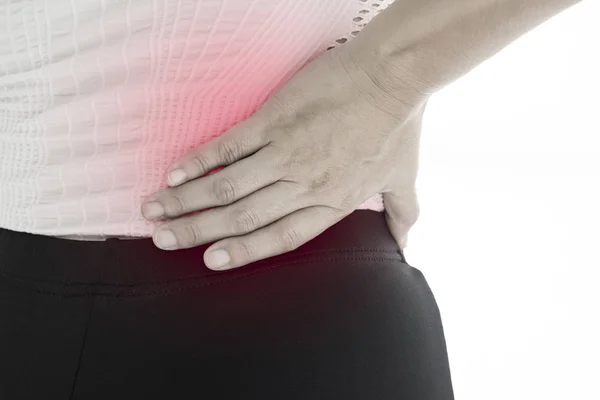 Waist ache  (muscle pain) — Stock Photo, Image