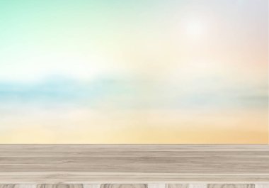 Ahşap masa boş üst 