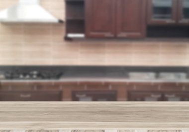 mutfak, ahşap masa üstü