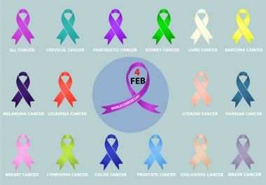 cancer awareness ribbons clipart
