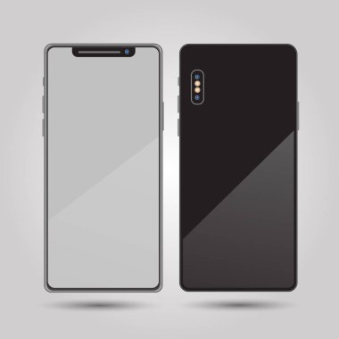 Smartphone, cep telefonu beyaz