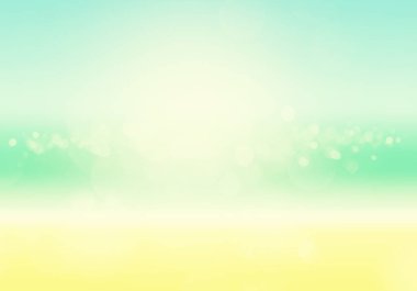 Yaz plaj gökyüzü arka plan ile.