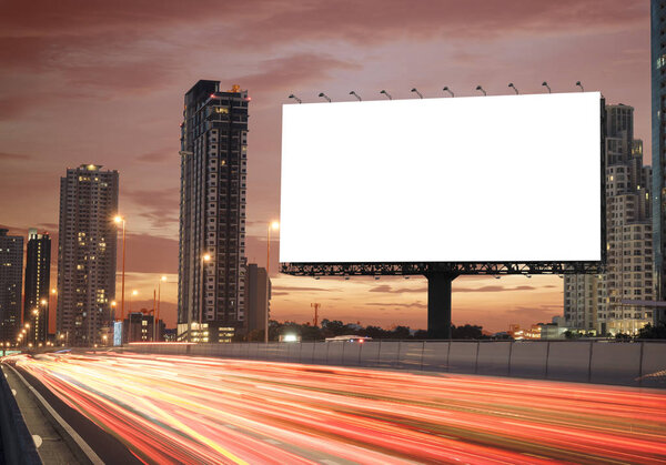 blank billboard advertising