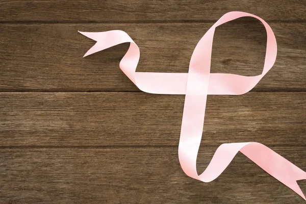 Różowe kokardki raka piersi — Zdjęcie stockowe