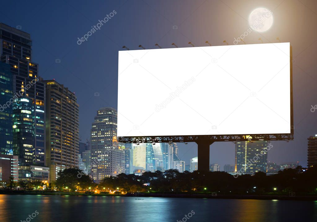 blank billboard advertising