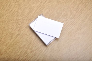 boş mockup kartvizit marka ve logo baskı c ile için
