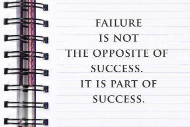 Bahar beyaz not defterindeki ilham motive edici teklif. Failur