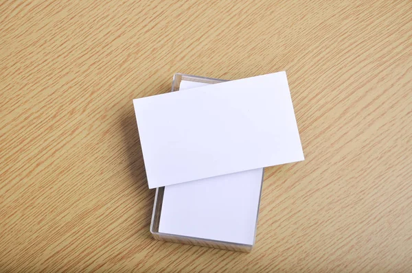 blank mockup business card for branding and logo print on it cas