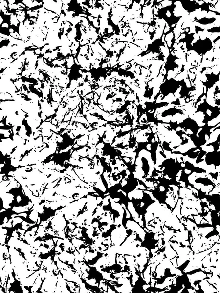 Naadloze patroon met textuur van verfrommeld papier. Zwart-wit kleuren. Abstracte achtergrond. Inkt en borstel. Hand getrokken. Vectorillustratie. — Stockvector