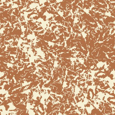 Buruşuk kağıt dokusu ile Seamless modeli. Kahverengi ve beyaz renkler. Arka plan. Mürekkep ve fırça. Elle çizilmiş. Vektör çizim.