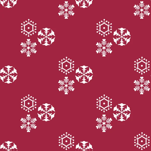 Νιφάδα χιονιού μοτίβο - νιφάδα χιονιού μοτίβο διάνυσμα. — Διανυσματικό Αρχείο