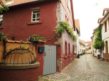 Almanya eski şehrin dar sokak