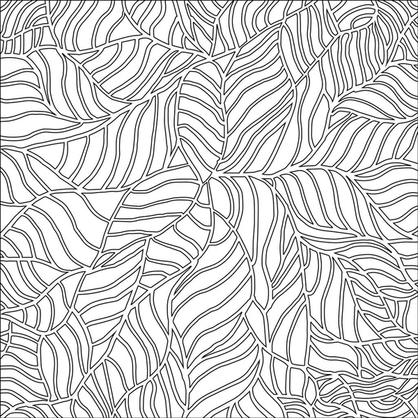 Siyah-beyaz desen soyut dalgalar ile.