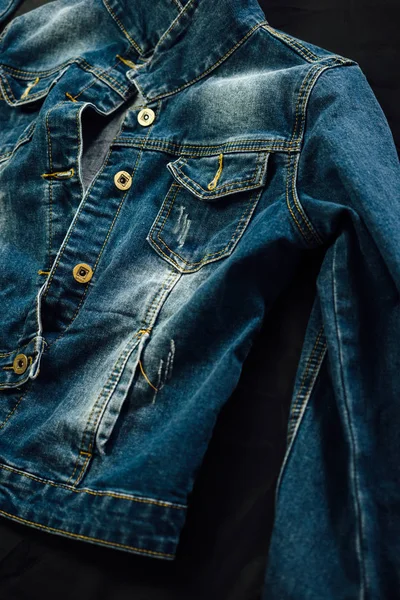 Närbild på jeans — Stockfoto