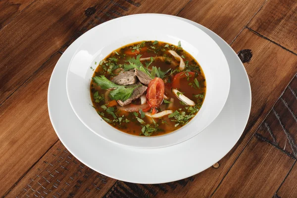 Lamian (Lagman) - traditional asian soup — Stock Image Lamian (Lagman) - traditional asian soup Royalty Free Stock Images