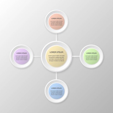 Vektör bilgi şablonu