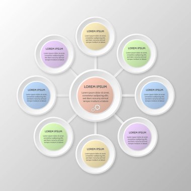 Vektör bilgi şablonu