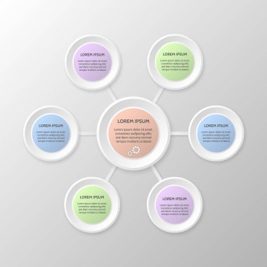 Vektör bilgi şablonu