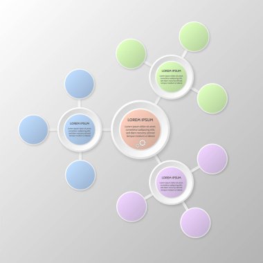 Vektör bilgi şablonu