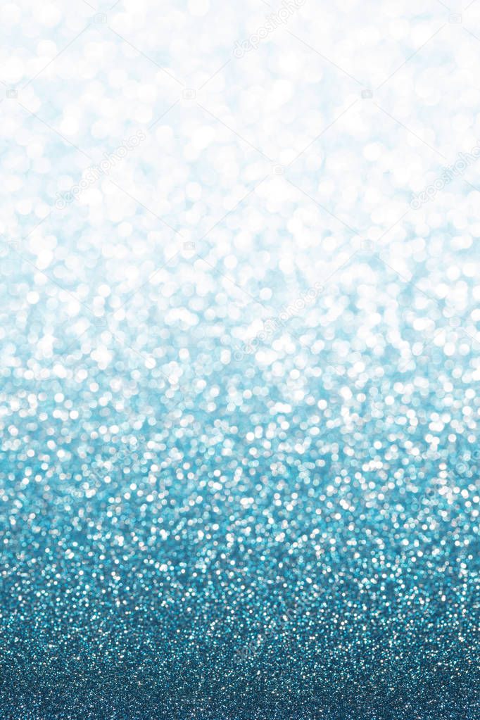 Blue glitter background.