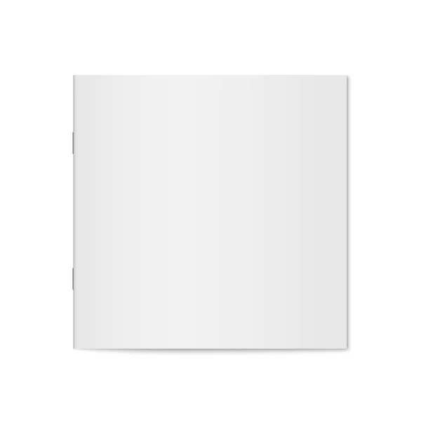 Vektör mockup izole kitapçık kapağının.