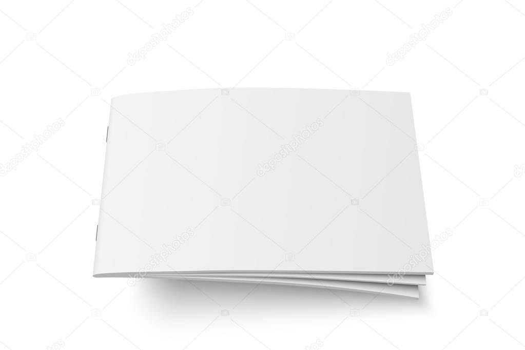 Vector mock up of book or magazine