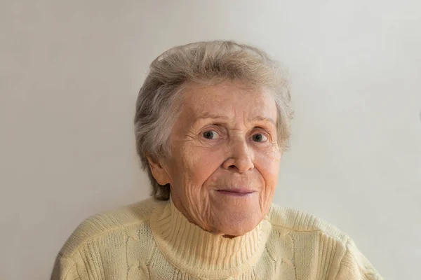 Portrait of a smiling elderly woman